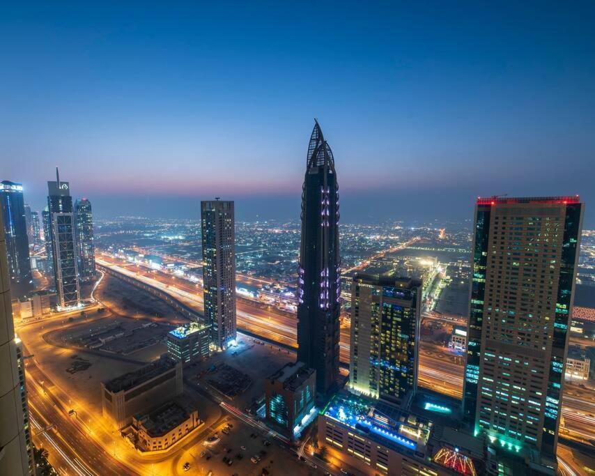 First Class 2Br With Full Dubai Skyline & Sea View Exterior foto