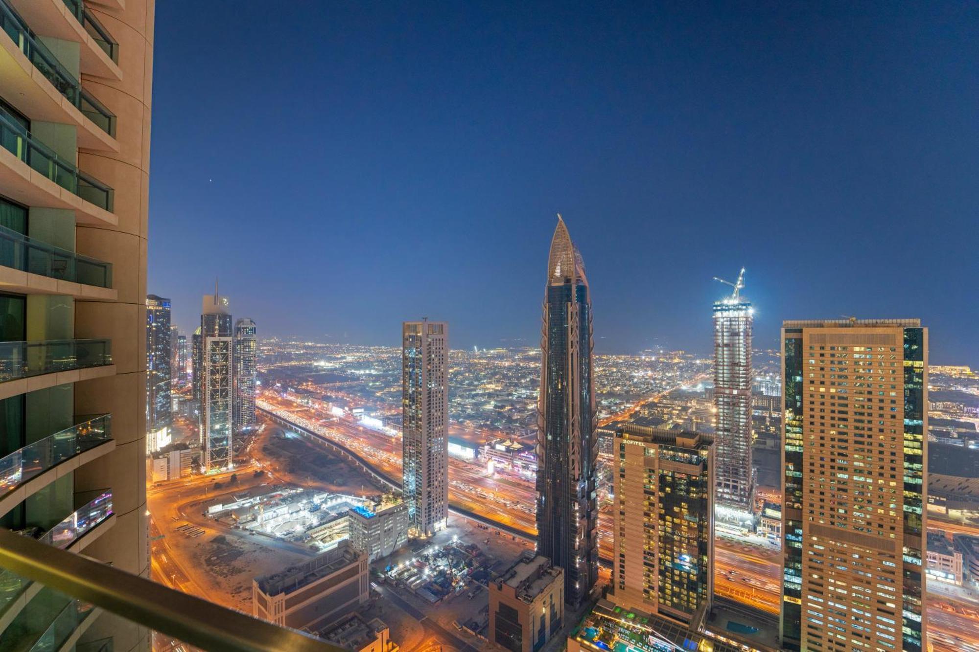 First Class 2Br With Full Dubai Skyline & Sea View Exterior foto