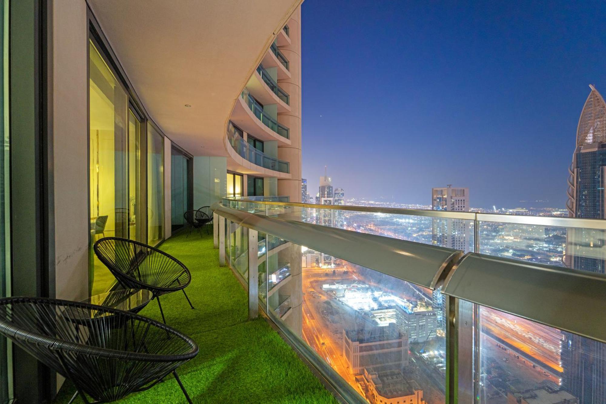 First Class 2Br With Full Dubai Skyline & Sea View Exterior foto