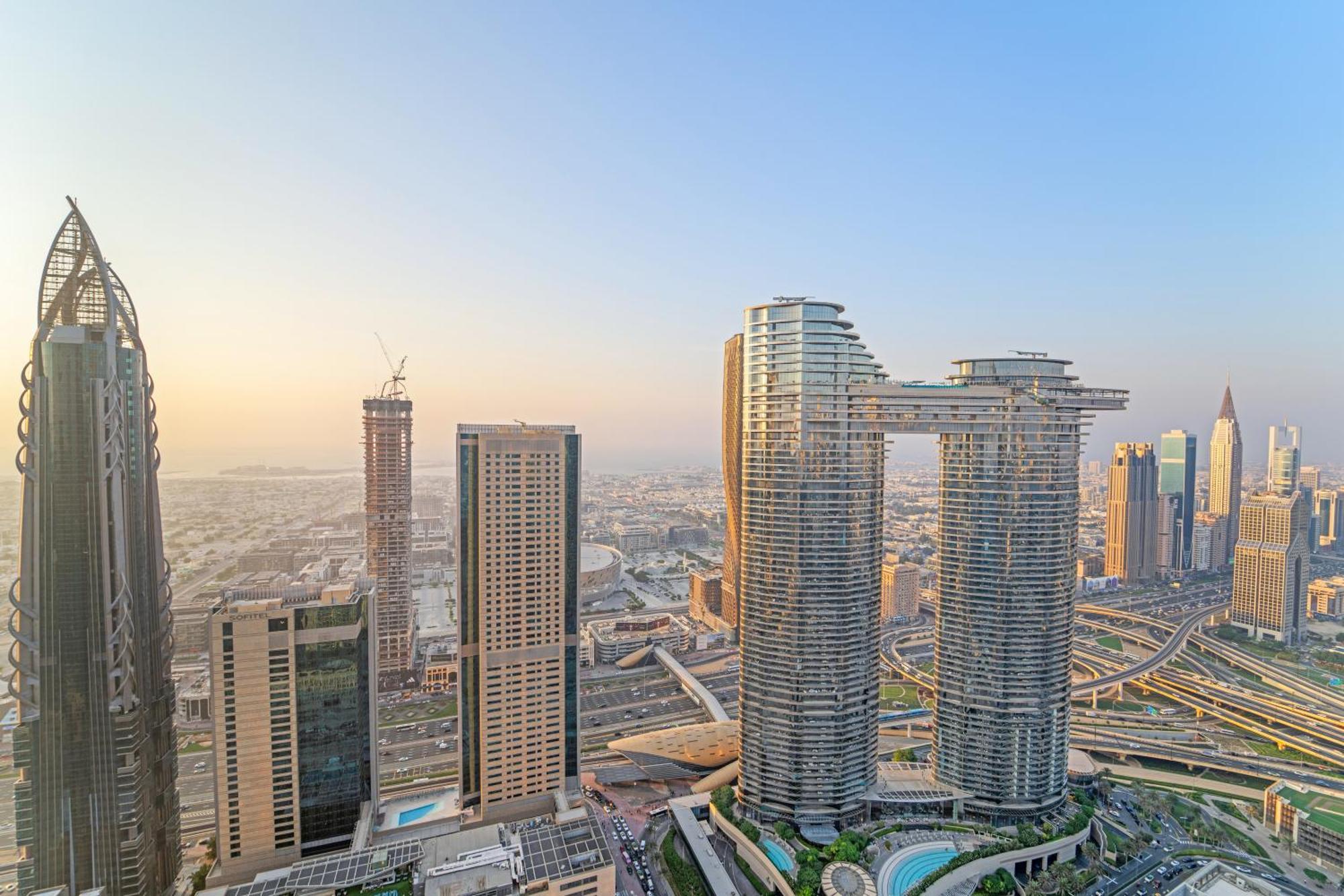 First Class 2Br With Full Dubai Skyline & Sea View Exterior foto